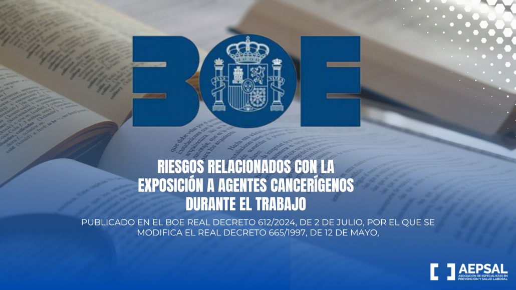 Publicado en el BOE Real Decreto 612/2024, de 2 de julio - AEPSAL